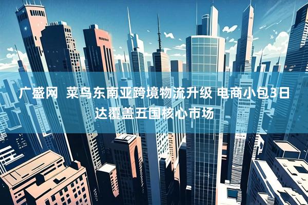 广盛网  菜鸟东南亚跨境物流升级 电商小包3日达覆盖五国核心市场